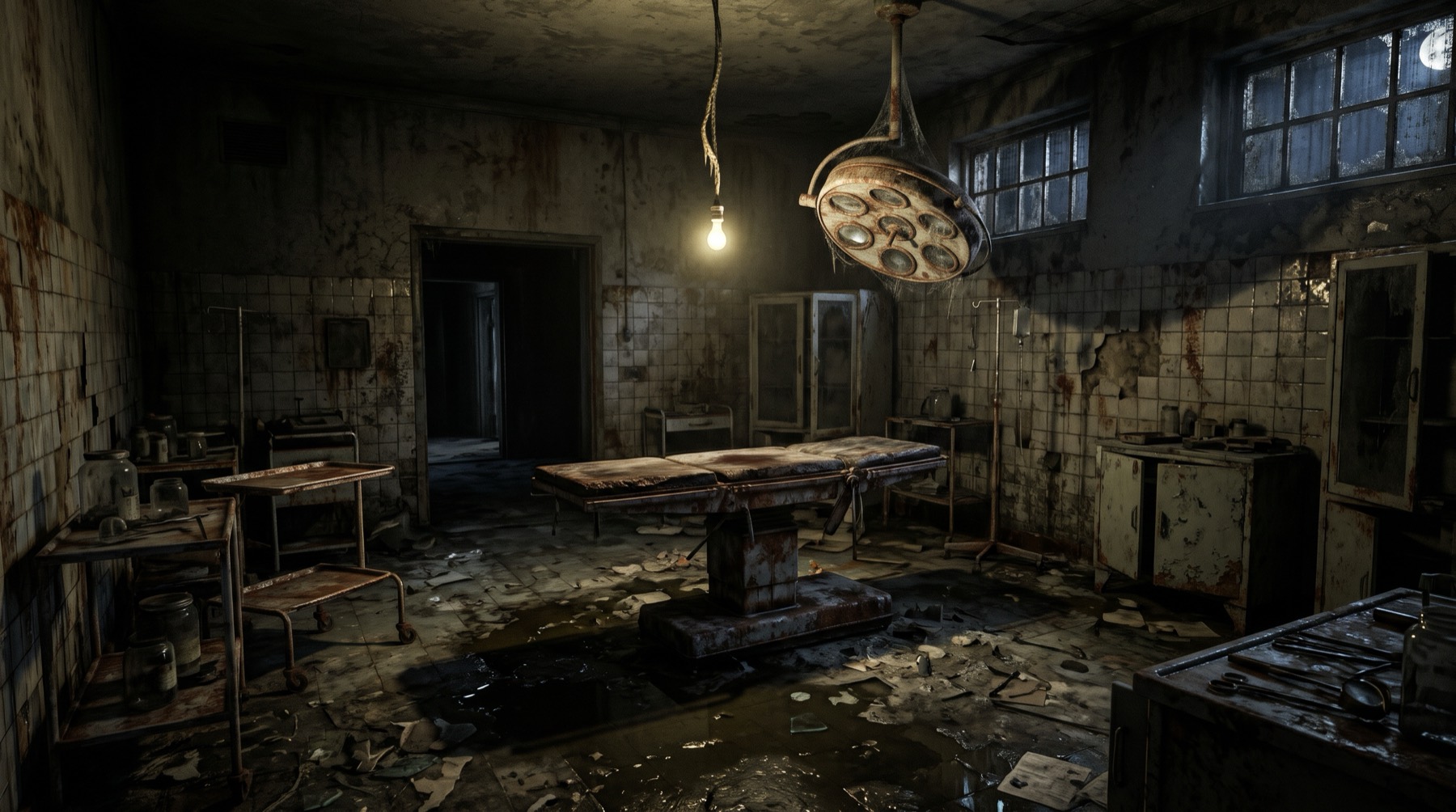 Sala operatoria abbandonata del Sanatorio Santa Lucia